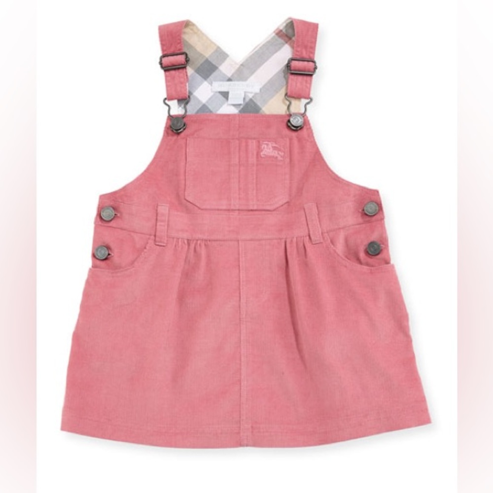 Sold ❌Burberry baby corduroy jumper dress